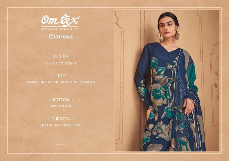 Omtex clarissa surat wholesale market dress materials